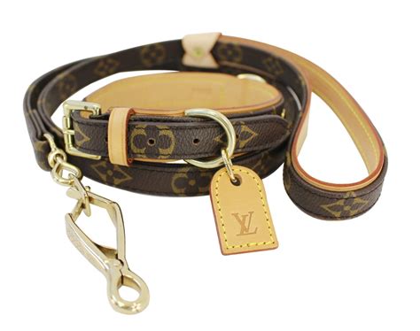 fake louis vuitton dog collar and leash|authentic louis vuitton pet carrier.